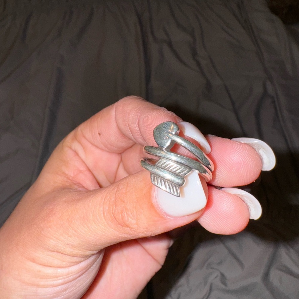 James Avery arrow and heart ring size 5.5